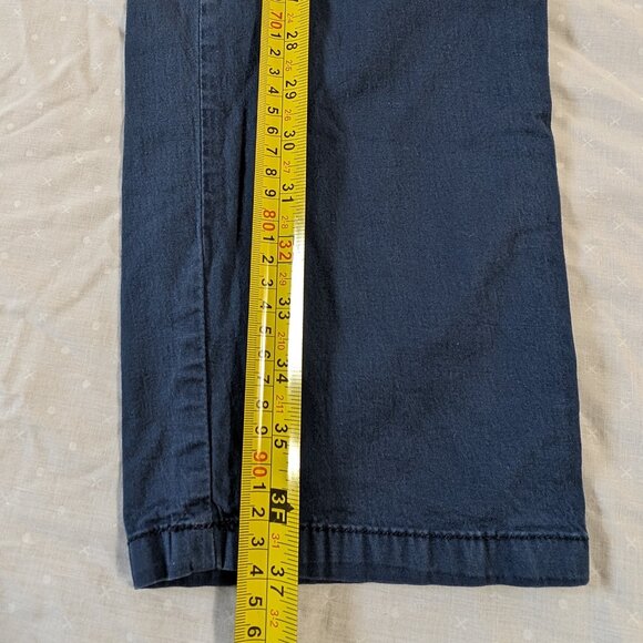 DENVER HAYES WOMEN'S BLUE PANTS 12 X 28 BUTTON ZIPPER FLY COTTON FASHION WEAR - Picture 13 of 16